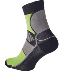 Unisex ponožky BASIC Knoxfield čierna/žltá