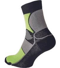 Unisex ponožky BASIC Knoxfield čierna/červená