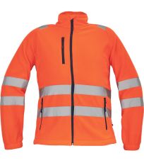 Pánska HI-VIS fleecová bunda ALMERIA Cerva