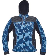 Pánska pracovná bunda NEURUM CAMOUFLAGE Cerva navy