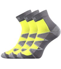 Unisex športové ponožky - 3 páry Monsa Voxx svetlo šedá