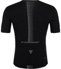 Pánsky cyklistický dres PETRANA-M KILPI Tmavosivá