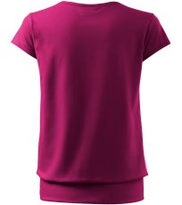 Dámske triko City Malfini fuchsia red
