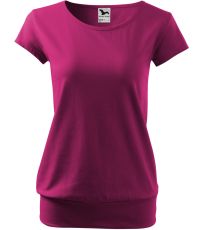 Dámske triko City Malfini fuchsia red