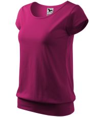 Dámske triko City Malfini fuchsia red