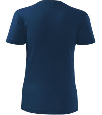 Dámske tričko Classic New Malfini polnočná modrá