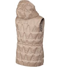 Dámska hrejivá vesta KERTA NAX white pepper