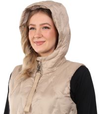 Dámska hrejivá vesta KERTA NAX white pepper