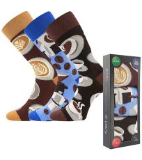 Unisex vzorované ponožky - 3 páry Debox Lonka