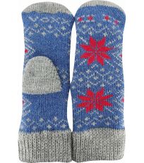 Dámský set extrémně teplých ponožek a palčáků Alta set Voxx modrá