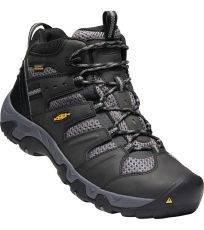 Pánska treková obuv KOVEN MID WP KEEN black/steel grey