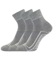Unisex ľanové ponožky - 3 páry Linemum VoXX® šedá melé