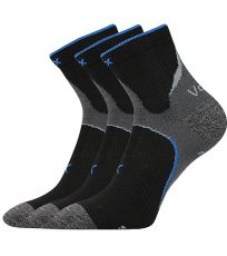 Unisex ponožky - 3 páry Maxter silproX VoXX® čierna