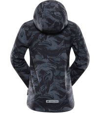 Detská softshell bunda LANCO ALPINE PRO čierna