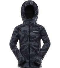 Detská softshell bunda LANCO ALPINE PRO čierna