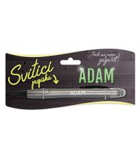 Svietiace pero s menom - ADAM C359000001 Nekupto