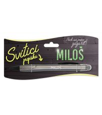 Svietiace pero s menom - Miloš C359000076 Nekupto