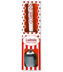 Lyžička s menom LUDMILA C688100043 Nekupto