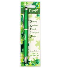 Propiska s menom - DAVID C985100020 Nekupto 