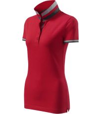 Dámska polokošeľa Collar up Malfini premium formula red