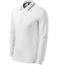 Pánska polokošeľa Contrast Stripe LS Malfini premium formula red