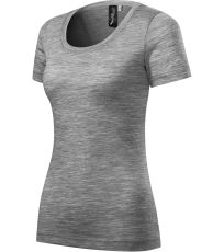 Dámske technické tričko MERINO RISE Malfini premium tmavo šedý melír