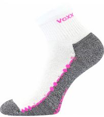 Unisex ponožky s voľným lemom - 3 páry Vector VoXX® biela
