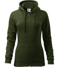Dámska mikina TRENDY ZIPPER Malfini military
