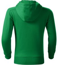 Detská mikina Trendy Zipper Malfini stredne zelená