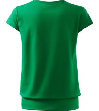 Dámske tričko City Malfini stredne zelená