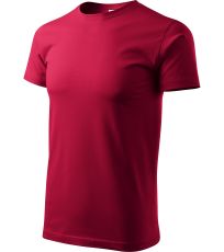 Unisex tričko Heavy New Malfini marlboro červená
