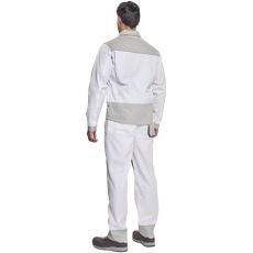 Pánska pracovná bunda MONTROSE Cerva biela/sivá