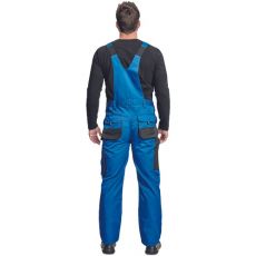 Pánske pracovné nohavice s trakmi CARL BE-01-004 Fridrich & Fridrich royal/čierna