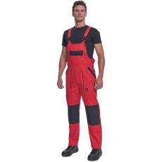 Pánske pracovné nohavice s trakmi MAX NEO Cerva červená