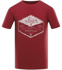 Pánske bavlnené tričko SUMEK ALPINE PRO merlot
