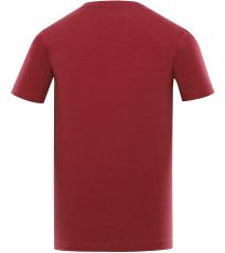Pánske bavlnené tričko SUMEK ALPINE PRO merlot