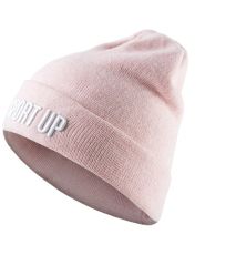 Dámska pletená čiapka HOZ17-CAD611 Outhorn pink melange