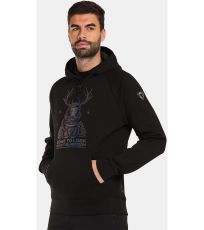 Pánska mikina s kapucňou LTD BELLATRIX-M KILPI Čierna