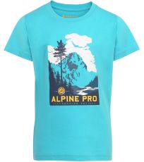 Detské tričko AZERO ALPINE PRO fuchsia