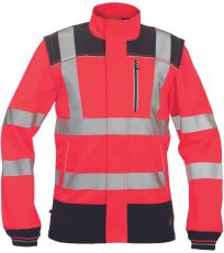 Pánska pracovná bunda HI-VIS KNOXFIELD HVPS Cerva červená