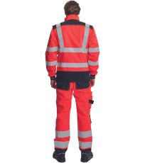 Pánska pracovná bunda HI-VIS KNOXFIELD HVPS Cerva červená