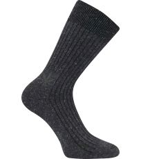 Unisex slabé ponožky - 3 páry Hempix VoXX® antracit