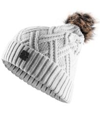 Dámska zimná čiapka HOZ18-CAD603 Outhorn warm light grey