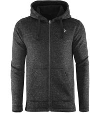 Pánska mikina HOZ18-SWM604 Outhorn deep black melange