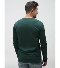 Pánske tričko s dlhým rukávom ALDAR LOAP DarkGreen