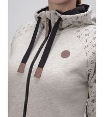 Dámska mikina EBRUNA LOAP Dk Saphire Melange / Brown