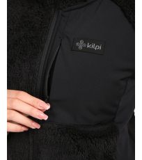 Dámska chlpatá fleecová mikina NORKA-W KILPI Čierna