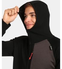 Pánsky outdoorový merino sveter MERINI-M KILPI Čierna