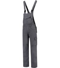 Pracovné nohavice s trakmi unisex Dungaree Overall Industrial Tricorp convoy gray