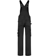 Pracovné nohavice s trakmi unisex Bib & Brace Twill Cordura Tricorp čierna